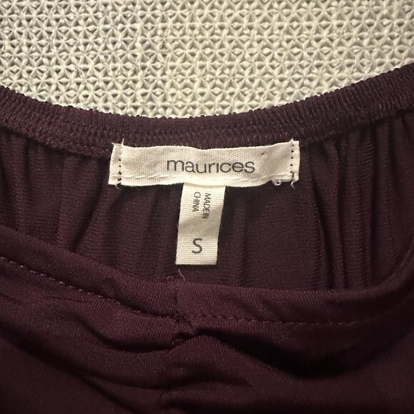 Maurices Burgandy LS Dress - Picture 3 of 3
